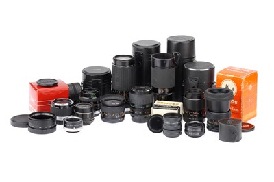 Lot 507 - A Mixed Selection of Camera Lenses & Accessories