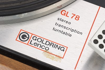 Lot 905 - A Goldring Lenco GL78 Turn Table