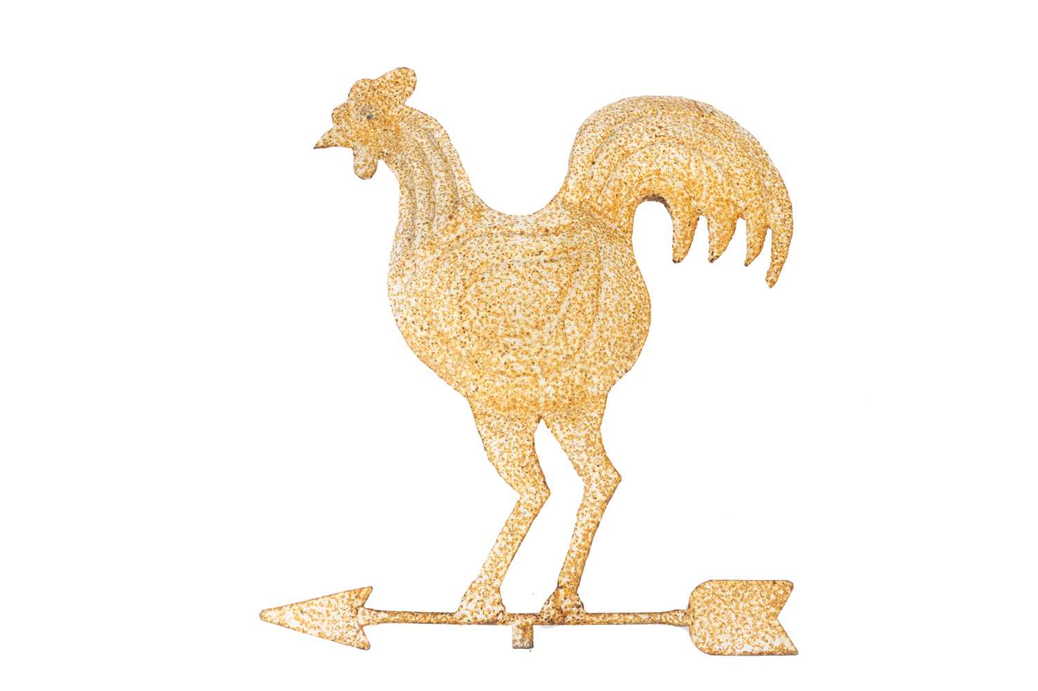 Lot 845 A Large Cock Weathervane 