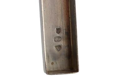 Lot 160 - Dental Antiques,A Silver Toothbrush Set