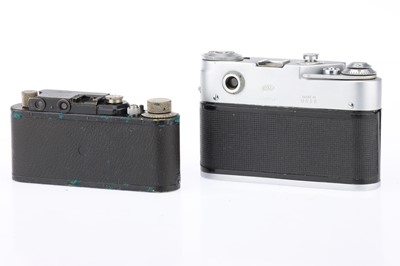Lot 105 - A Leica III Copy and FED 4 35mm Rangefinder Cameras