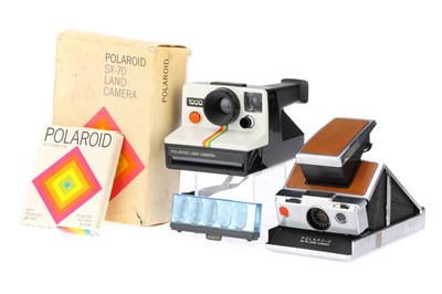 Lot 416 - A Polaroid SX-70 Folding SLR Instant Land Camera