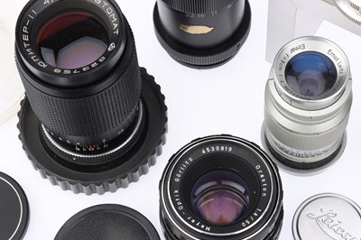 Lot 509 - A Selection of Various Lenses