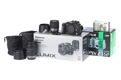 Lot 417 - A Panasonic G2W Micro Four Thirds Digital Mirrorless Camera