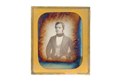 Lot 674 - SABATIER BLOT (1801-1881), Edward David Evans,   Daguerreotype Dated 1842