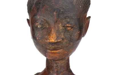 Lot 842 - An African Tribal Ghana Figure with Patina of Use