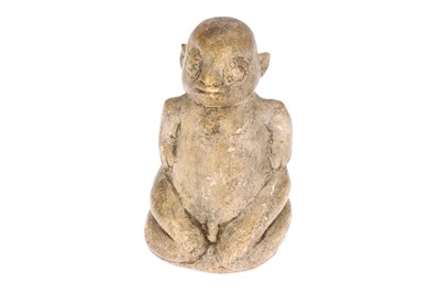 Lot 847 - An African Tribal Kissi Stone Carved Figure