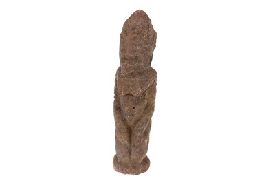 Lot 849 - An African Tribal Dogon Stone Figure in Classic Pose