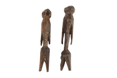 Lot 860 - A Pair of African Tribal Moba Dolls from Togo.