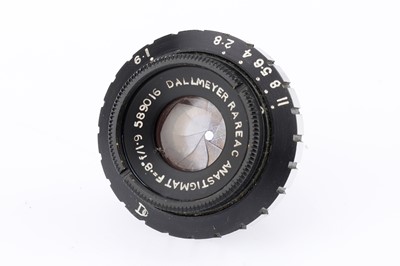 Lot 492 - A Dallmeyer Rareac Anastigmat f/1.9 .8" Lens