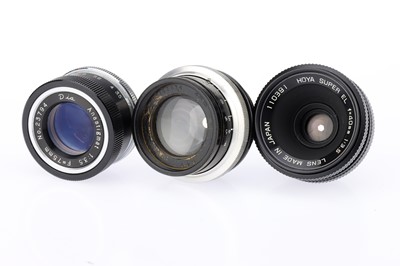 Lot 493 - A Selection of Three Enlarger Lenses