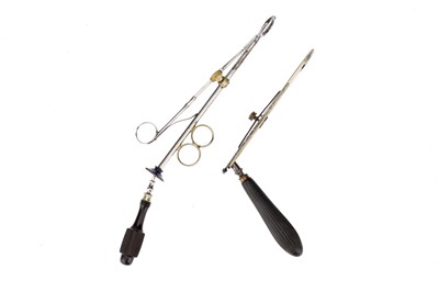 Lot 705 - Surgical Instruments, a Mackenzie Tonsillotome and a Paul  Guersant type Tonsillotome