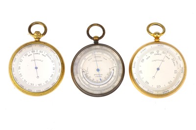 Lot 774 - Three Pocket Barometers