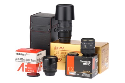 Lot 488 - A Selection of Pentax AF Mount Third Party Lenses