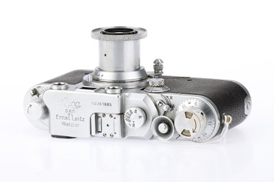 Lot 21 - A Leitz Wetzlar Leica IIIc 35mm Rangefinder Camera