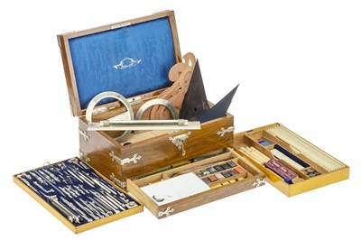 Lot 212A - Stanley's 13inch Magazine Presentation Case of Drawing Instruments