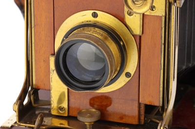 Lot 551 - A Thornton Pickard Folding Ruby 1/4 Plate Hand & Stand Camera