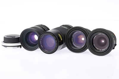 Lot 265 - Four Canon FD Mount Camera Lenses