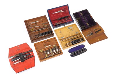 Lot 241 - A Group of Minor Surgery and Dissection Kits