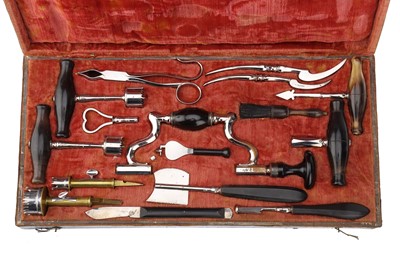 Lot 169 - Surgical Instruments, An Early 19th Century German Neurosurgical Set