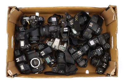 Lot 140 - A Mixed Selection of 35mm SLR Cameras & Lenses