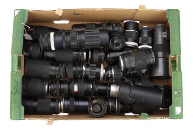 Lot 535 - A Mixed Selection of Camera Lenses