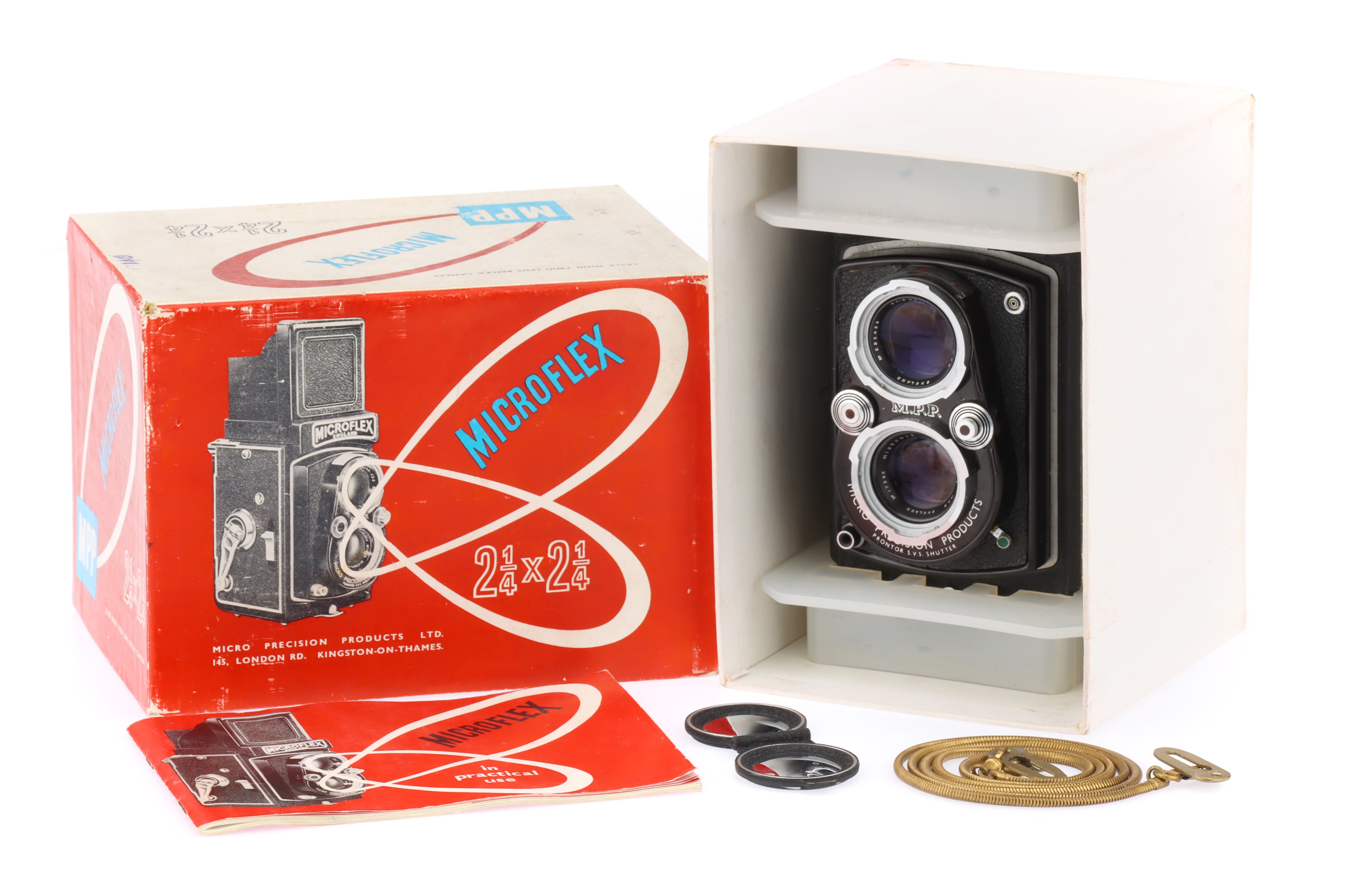 Microflex Camera Mpp Lot 393 - A MPP Microflex TLR Medium Format Camera,