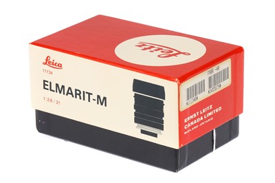 Lot 84 - A Leitz Elmarit-M f/2.8 21mm Empty Box
