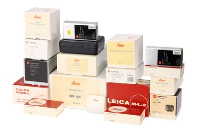 Lot 95 - A Large Selection of Empty Leica Boxes