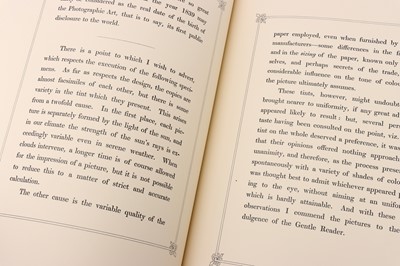 Lot 808 - Henry Fox Talbot, The Pencil of Nature