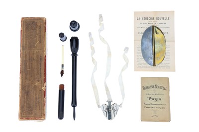 Lot 233 - Quack Medicine, A Lebenswecker, A Nose Corrector and A Plaque Dynamodermique