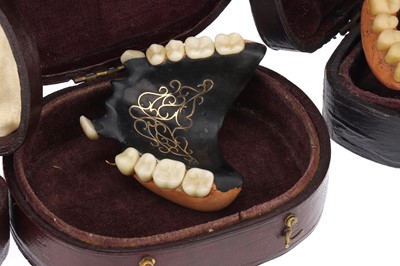 Lot 225 - A Group of 19th Century Dentures etc.