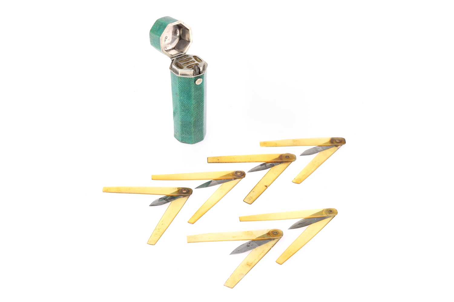 Lot 194 A Fine French Lancet Set,