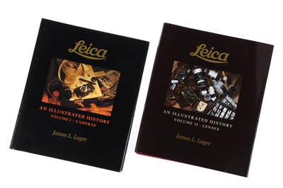 Lot 801 - Two Leica Books - 'An Illustrated History Volume I - Cameras' & " An Illustrated History Volume II 0 Lenses'