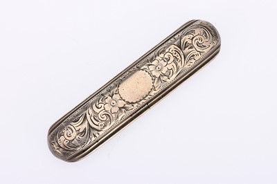 Lot 263 - A Silver Lancet Case