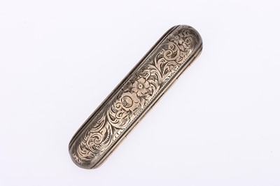 Lot 263 - A Silver Lancet Case