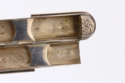 Lot 263 - A Silver Lancet Case