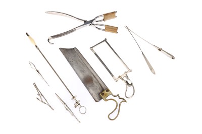 Lot 239 - A Group of Antique Surgical Instruments