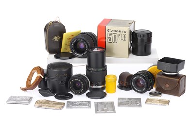 Lot 850 - SLR Lenses and Accessories