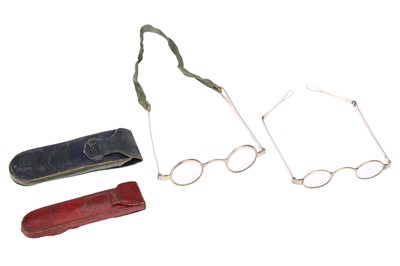 Lot 157 - Georgian Silver Spectacles