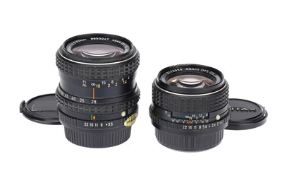 Lot 218A - Two Pentax-M Camera Lenses