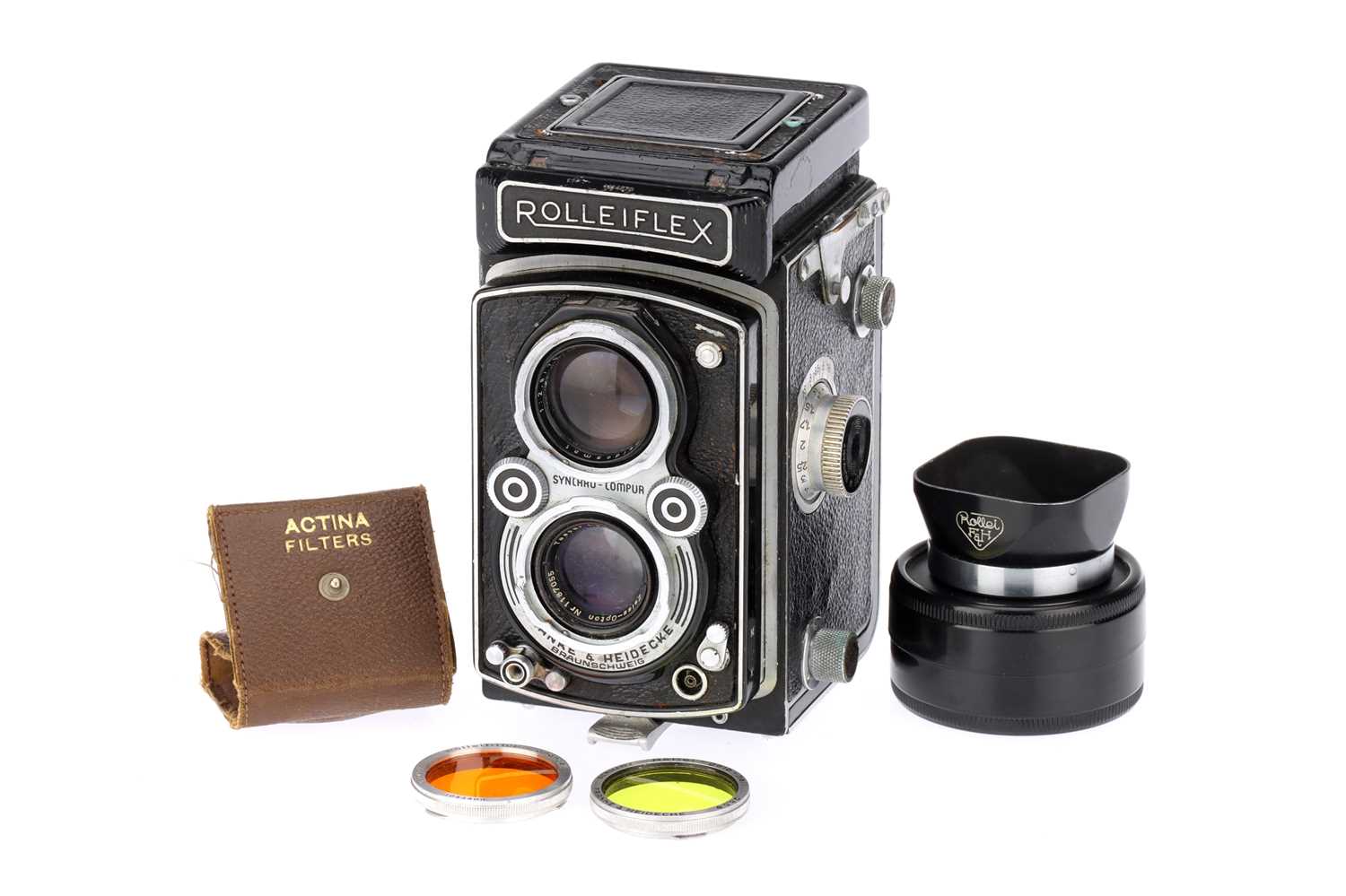 Lot 343 - A Rollei Rolleiflex Automat Medium Format TLR Camera