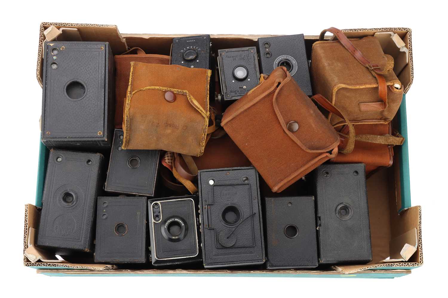 Lot 734 - A Selection of Box Type Cameras,