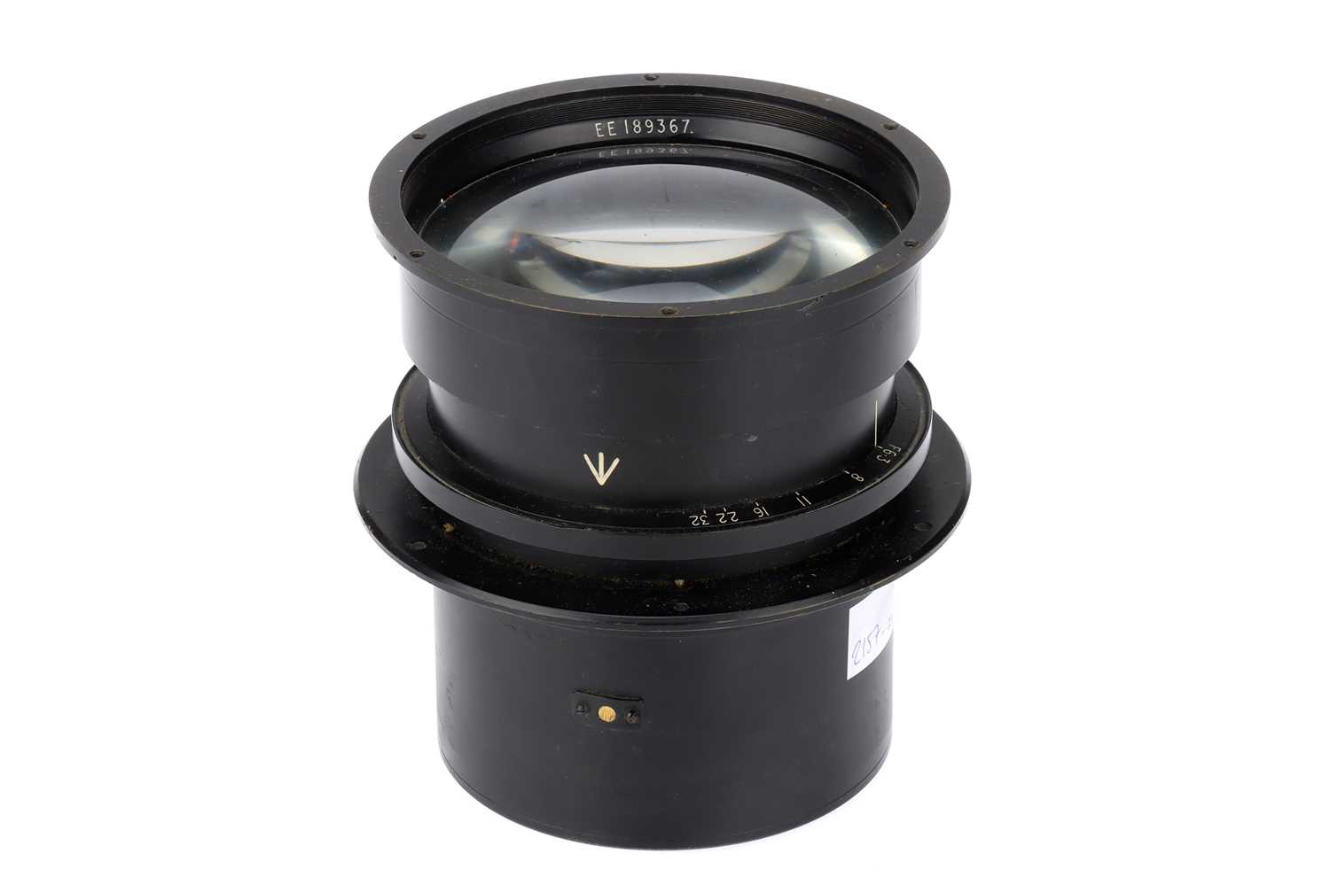 Lot 845 - An Air Ministry f/6.3 20" Camera Lens