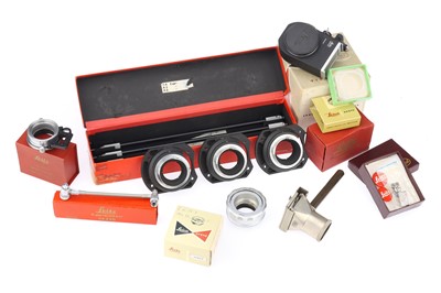 Lot 580 - A Good Selection of Leica / Leitz Accessories