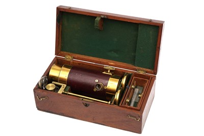 Lot 21 - A Compound Cary 'Lucernal' Microscope Outfit