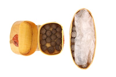 Lot 183 - Antique Wooden Apothecary and Pill Boxes