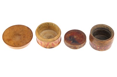 Lot 183 - Antique Wooden Apothecary and Pill Boxes
