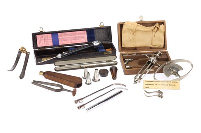 Lot 261 - A Miscellaneous Group of Medical Instruments