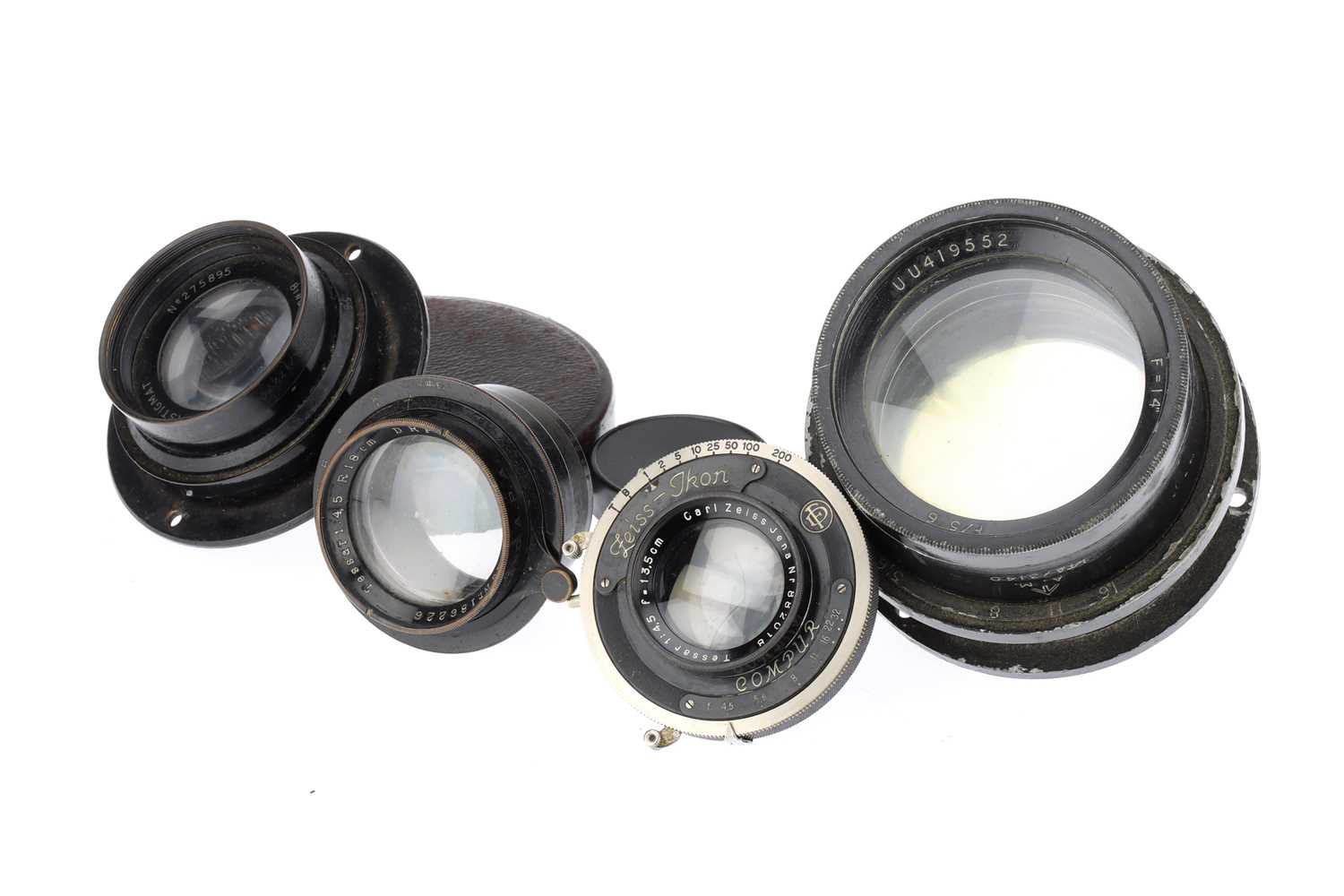 Lot 838 - A Selection of Four Large Format Lenses,